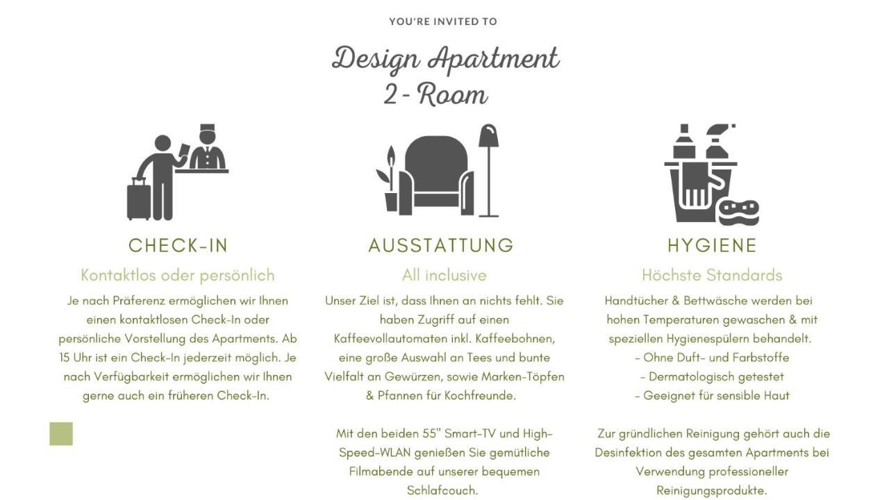 Design Apartment / 2 Room / Central / Contactless Check-In Hanóver Exterior foto